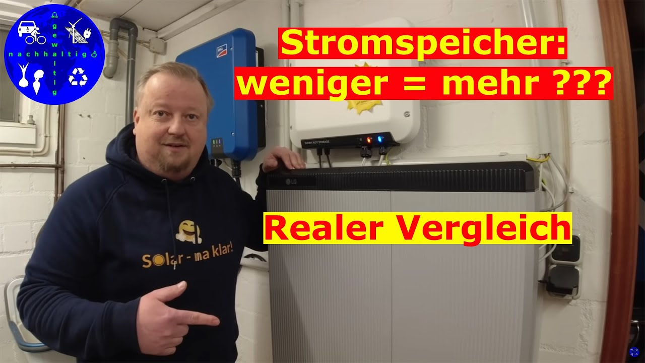 Ist unser Stromspeicher zu groß? Realer Test mit verringerter Kapazität - Speicherstatistik 2022