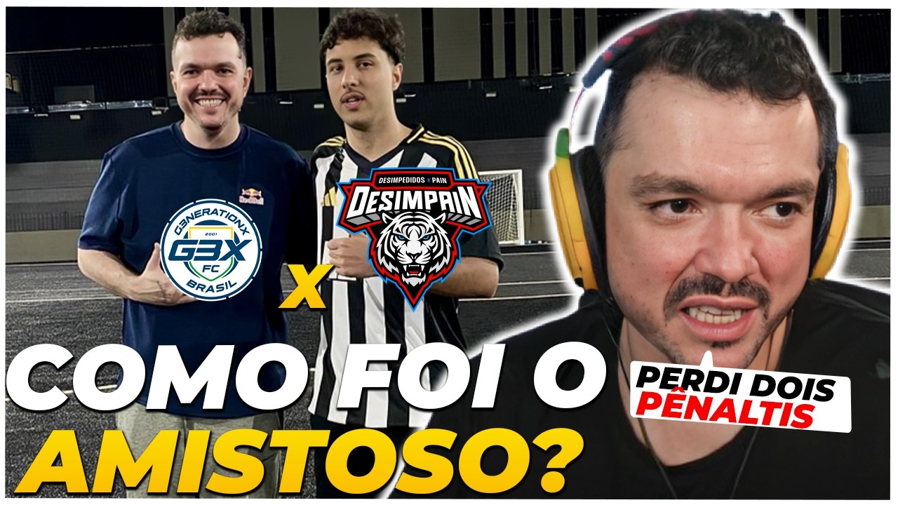 GAULES CONTANDO SOBRE O AMISTOSO DO G3X FC CONTRA A DESIMPAIN!