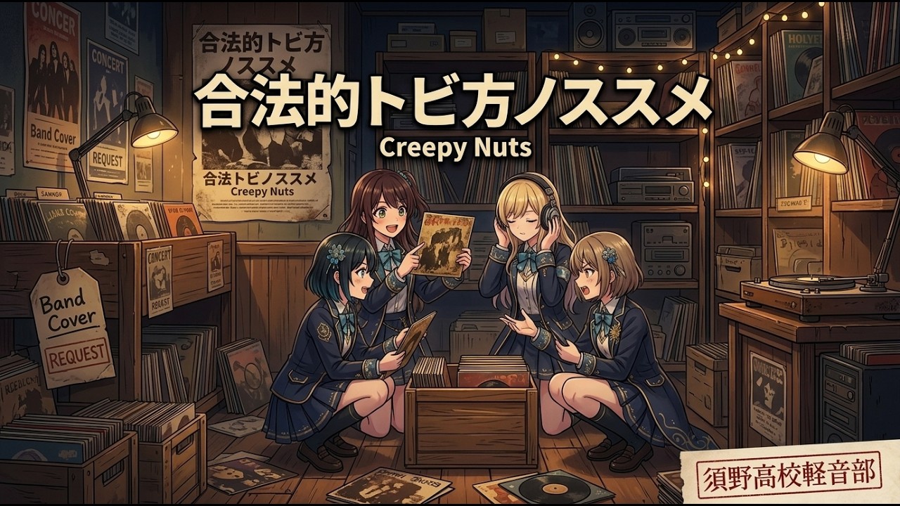 合法的トビ方ノススメ / Creepy Nuts【バンドカバー】（リクエスト）