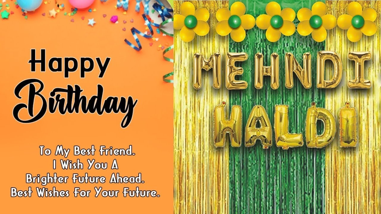 Haldi mehandi and birthday celebration vlog27
