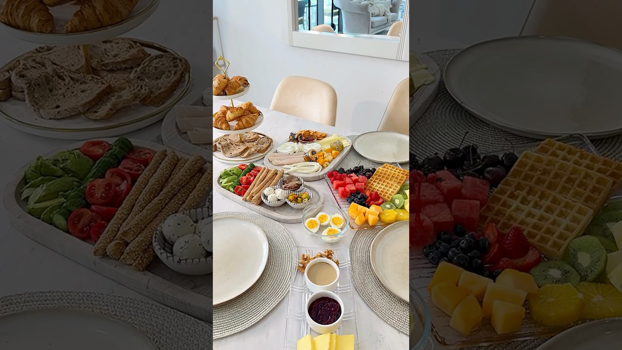 فاجأت الولاد اليوم بفطور يجنن بما انو هتخلص الاجازة ويبدو مدرسة 😍