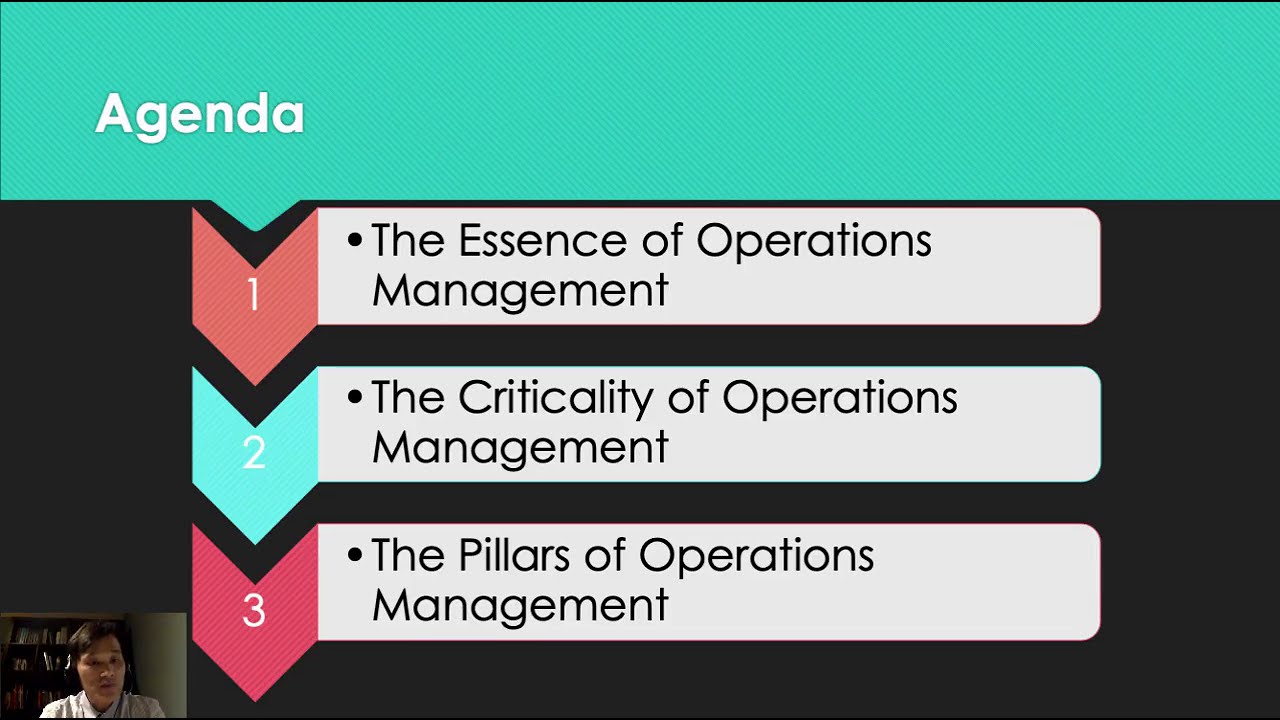 Operations Management Lecture 01A