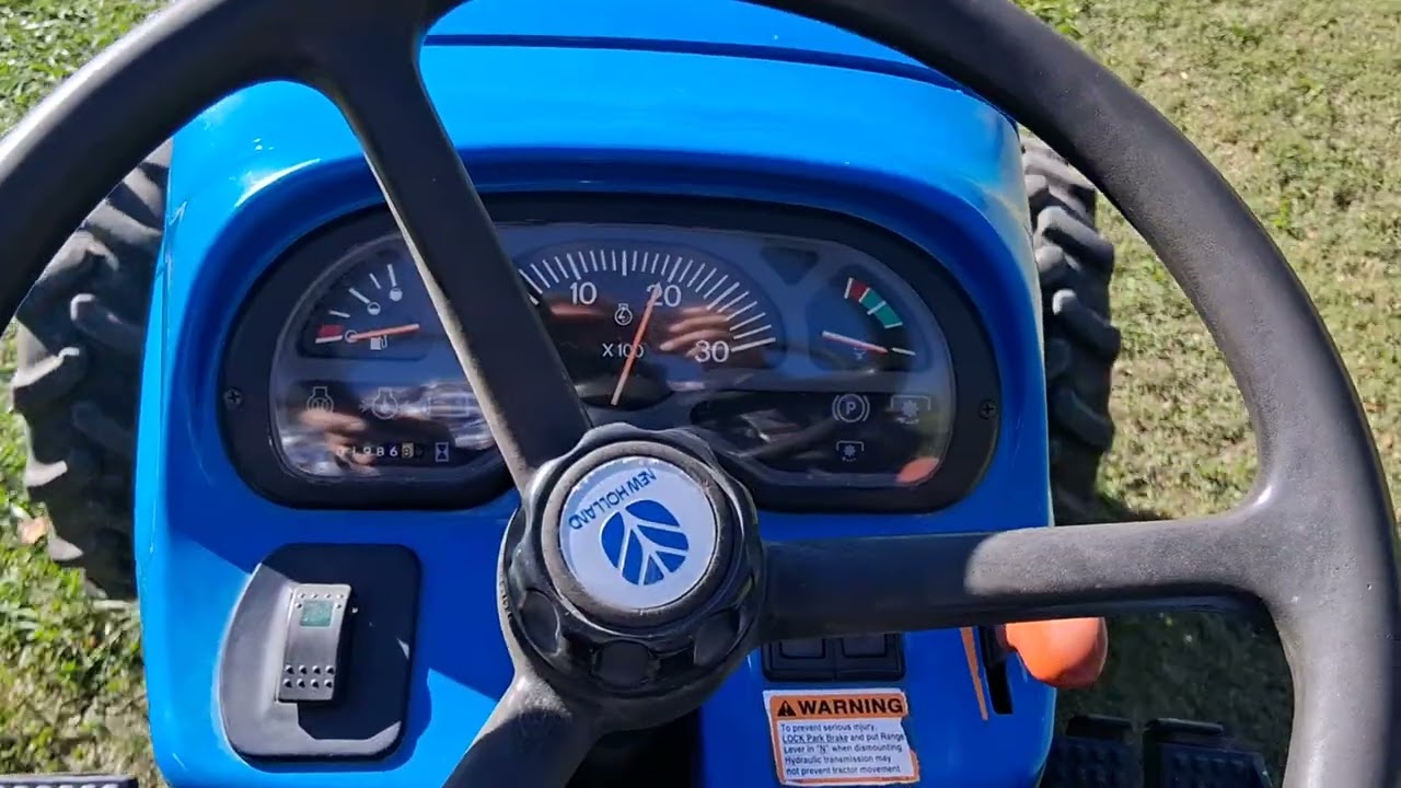 DEMO DRIVE New Holland TC33D Super Steer $7495