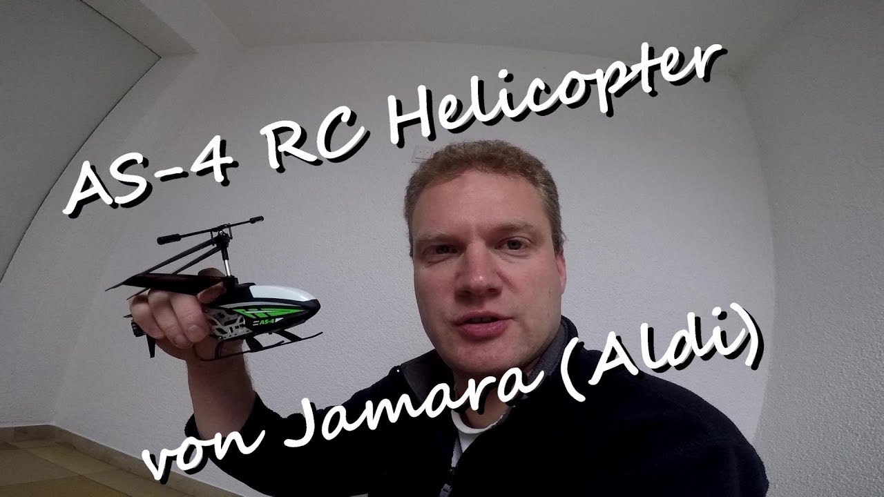 Aldi SÜD / AS-4 Rc Helicopter / Jamara / 3 Channel / 2,4 Ghz / Review Minihelifliegen für die Bude