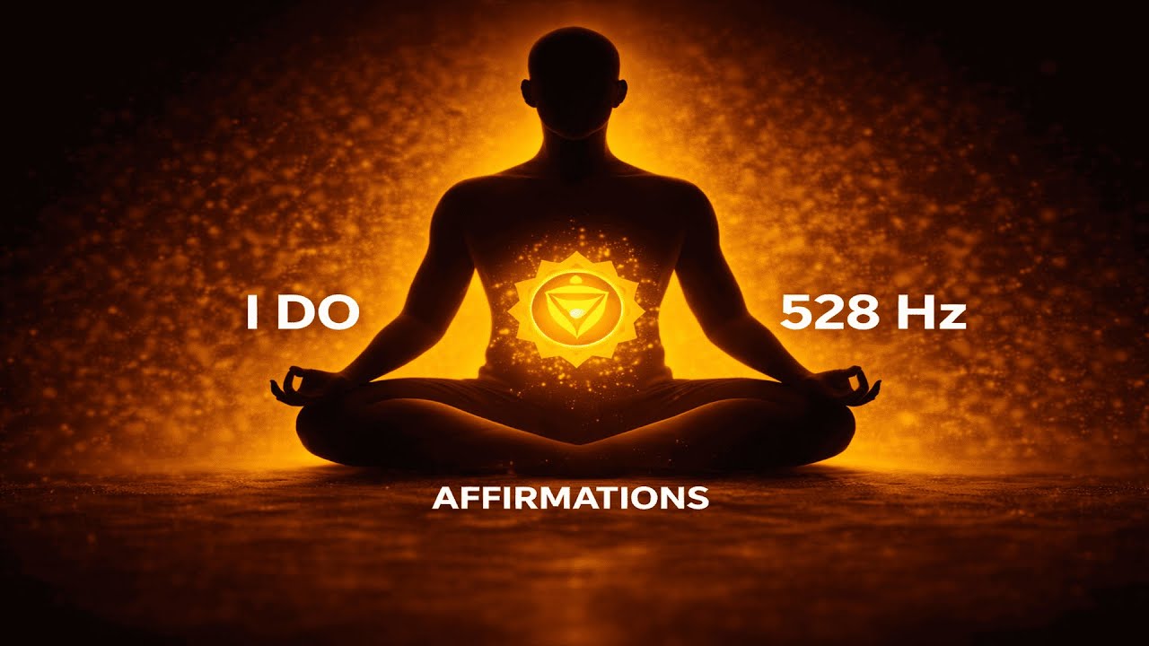 I DO Positive Affirmations | 🟡 528 Hz Solar Plexus Chakra Healing