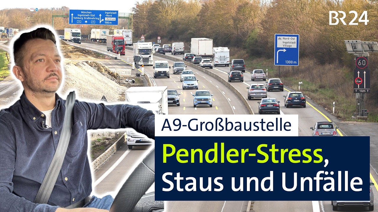Noch bis Ende 2026: Mega-Baustelle bei Ingolstadt nervt Autofahrer | BR24 vor Ort