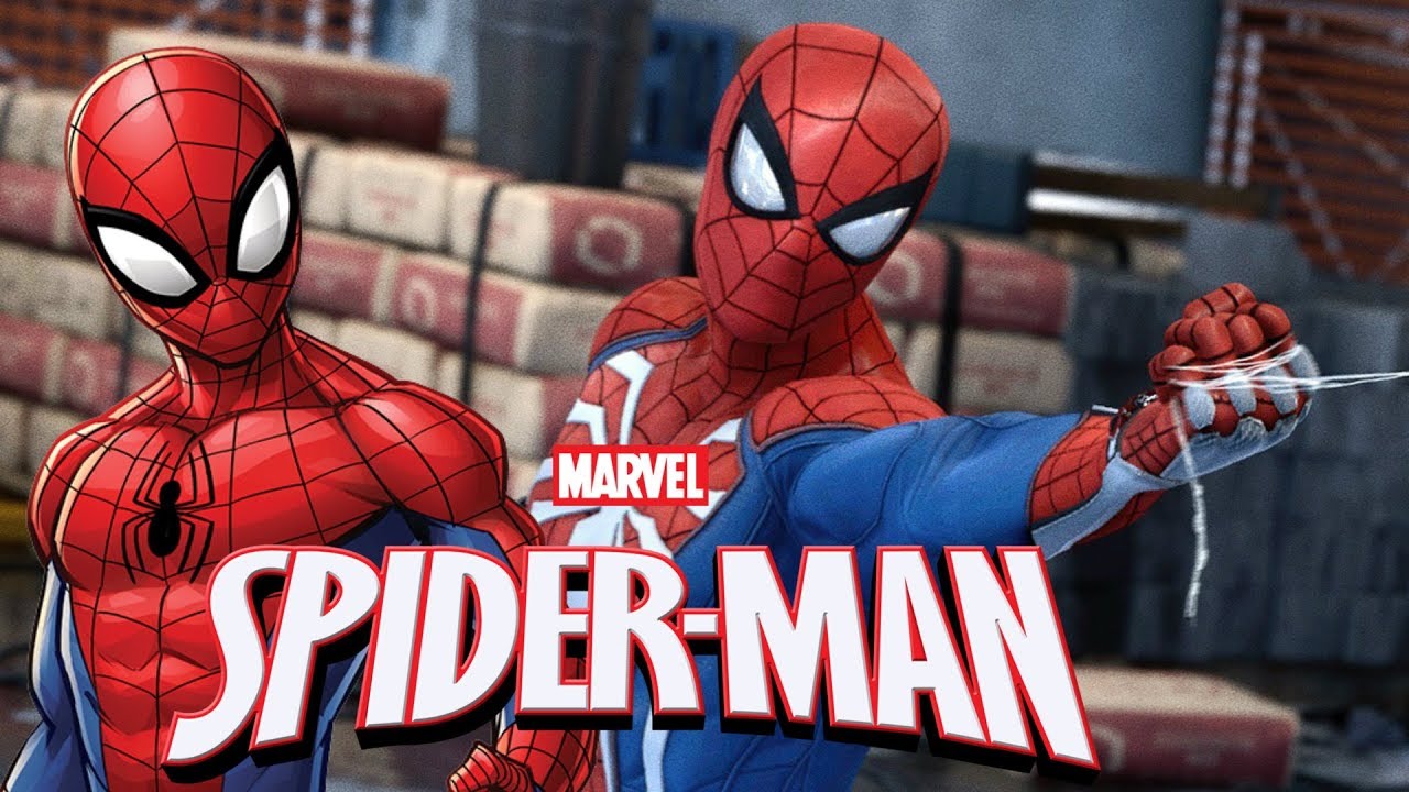 Spider-Man PS4 Intro with Marvel's Spider-Man (2017) Cartoon Theme!