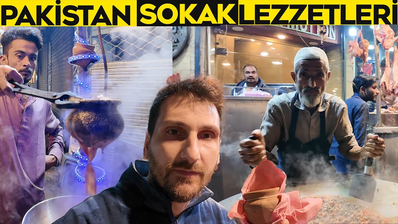Pakistan Sokak Lezzetlerini Deniyorum - Karaçi Akşam Pazarı - Burns Road