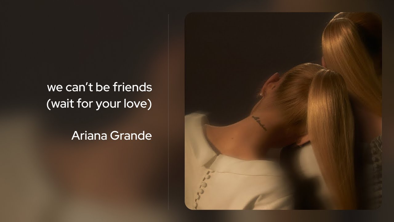 we can't be friends (wait for your love) (Bass Boosted) - Ariana Grande