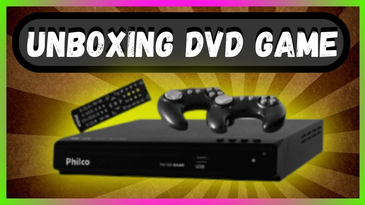 UNBOXING DVD GAME PHILCO SERÁ QUE VALE A PENA?