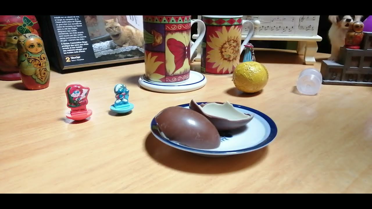 スマーフのサプライズエッグチョコ🥚🍫開封の2回目をsします！
