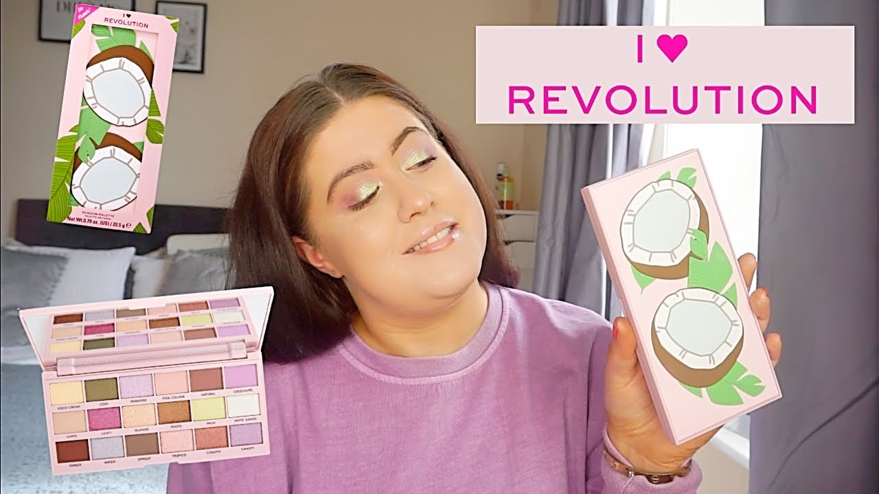 I HEART REVOLUTION TASTY COCONUT PALETTE/ FIRST IMPRESSIONS & TUTORIAL