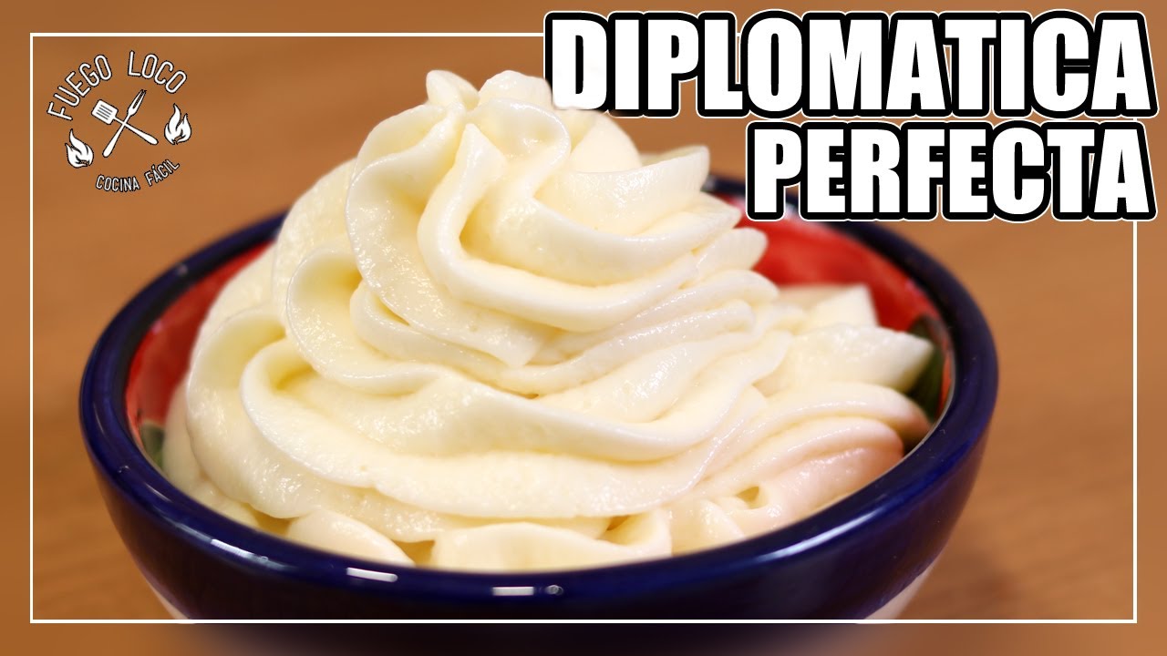 CREMA DIPLOMÁTICA | Crema Pastelera y Chantilly PERFECTA