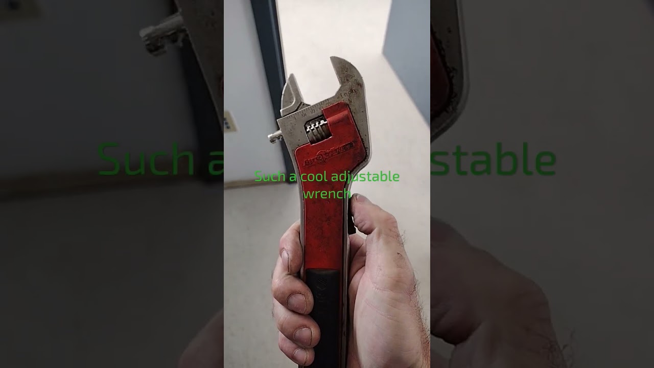 The Coolest Adjustable Wrench #tools #adjustable
