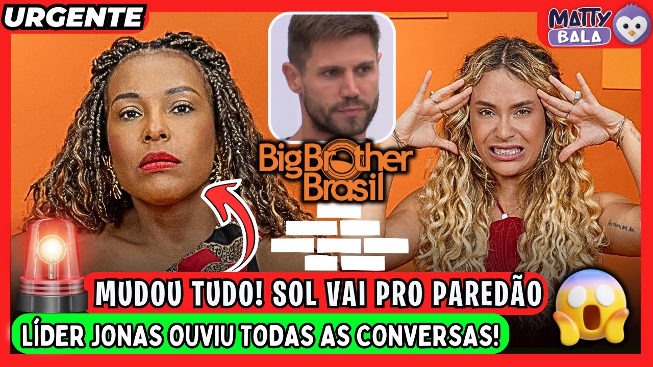 🚨VOTAÇÃO MUDA TUDO ! SOL VAI PRO PAREDÃO // JONAS ouviu TUDO da CENTRAL do BBB 26 #bbb26 #bbb