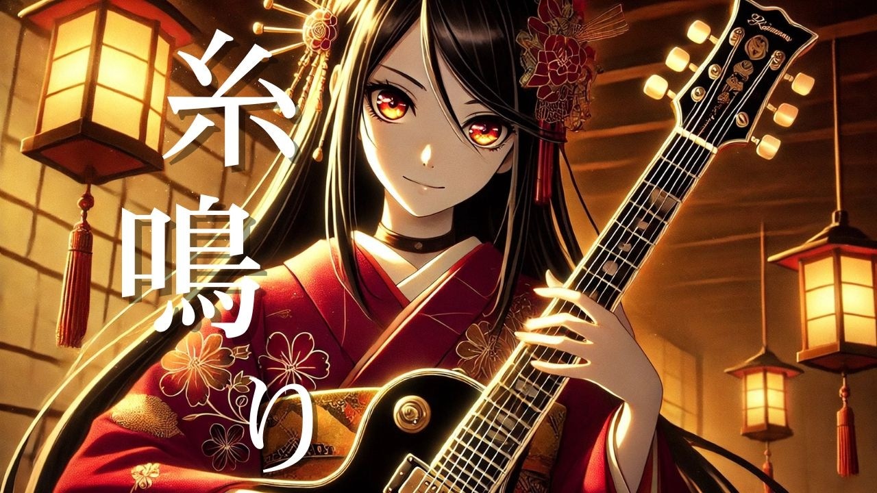 糸鳴り｜三味線に沈む、和ロックの夜 没入 × 和風 × 女性ボーカル曲