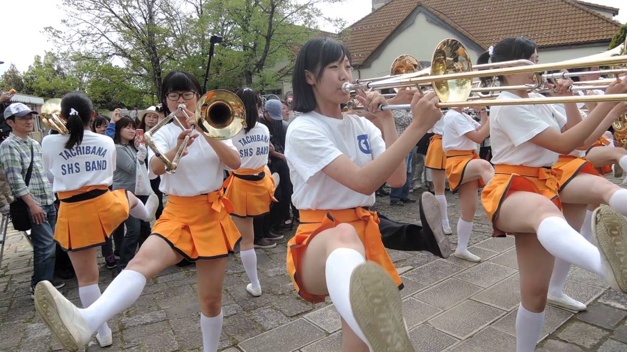 京都橘高等学校 吹奏楽部 (トロンボーン trombone) ブルーメンパレード 2016