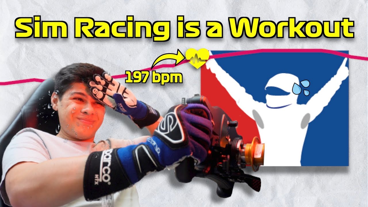 How Many CALORIES Can I Burn in 1 HOUR On My RACING SIMULATOR?