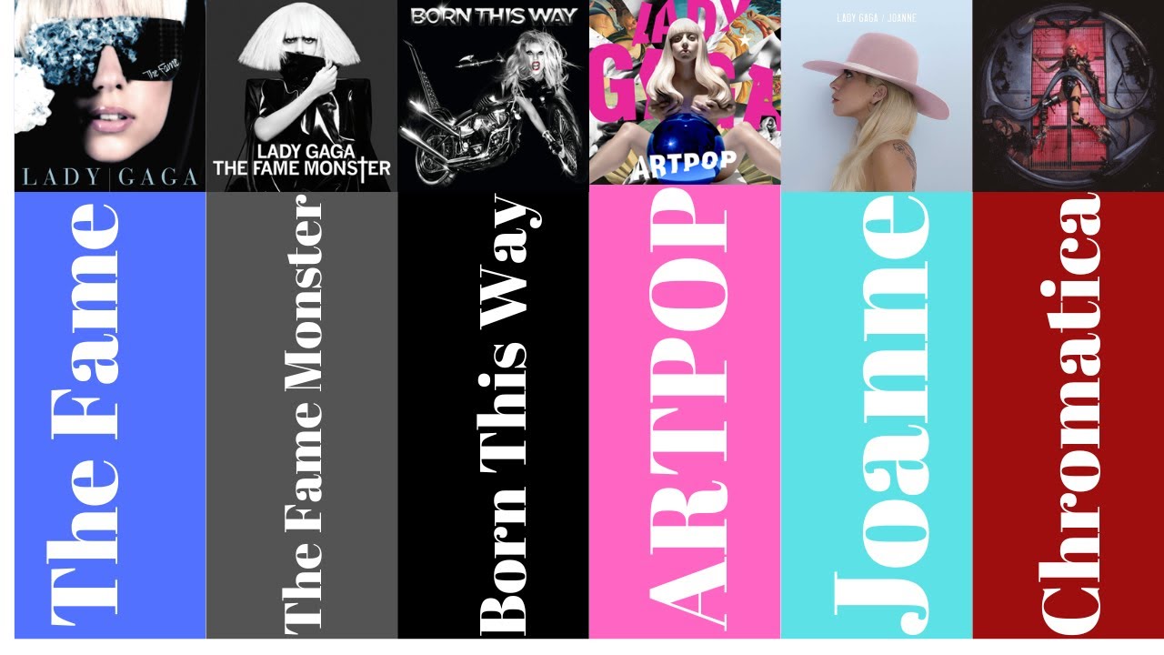 The Fame Vs The Fame Monster Vs Born This Way Vs ARTPOP Vs Joanne Vs Chromatica