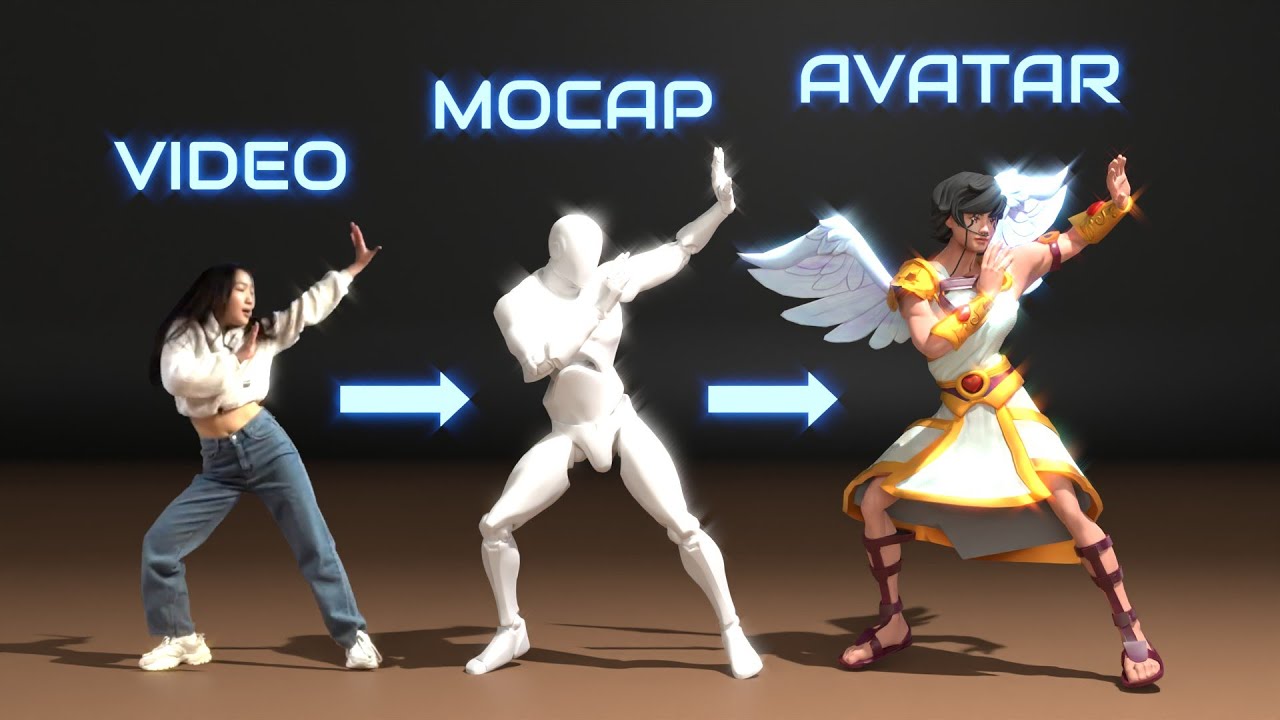 AI Mocap to custom character. Plask + Ready Player Me + Blender = 100% free workflow!
