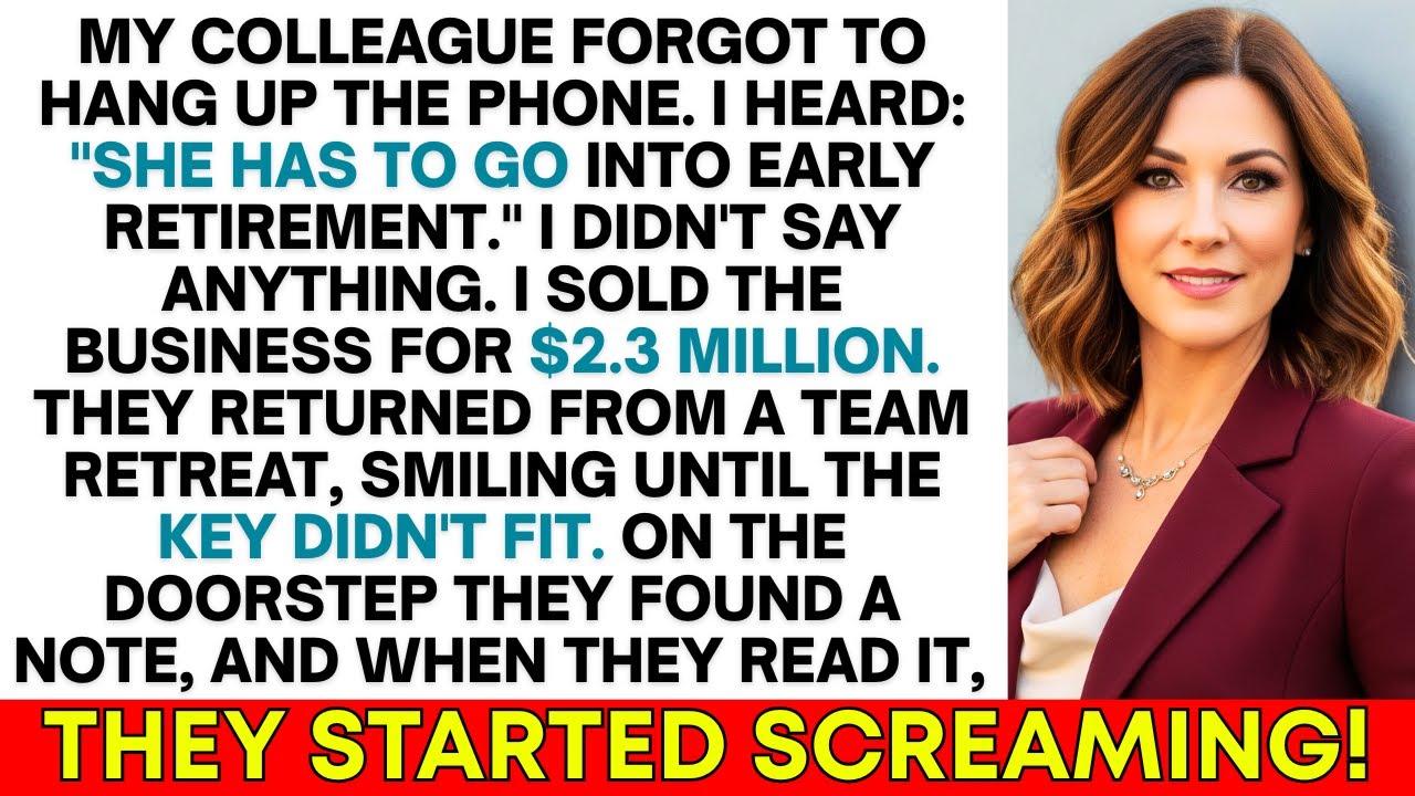 My Scheming Colleague Wanted to Get Rid of Me - So I Sold the Business She Thought Was Mine...