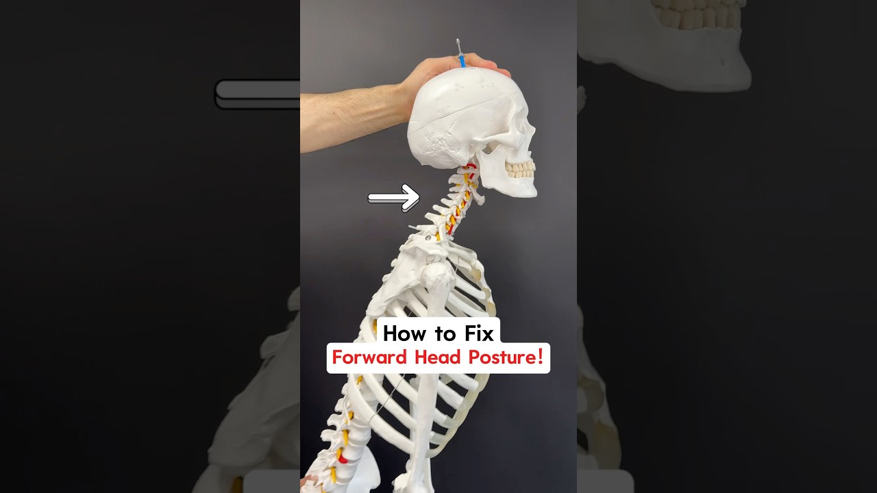Got Forward Head Posture? Try this 3 Part Fix! #posture #neckpainrelief #headache