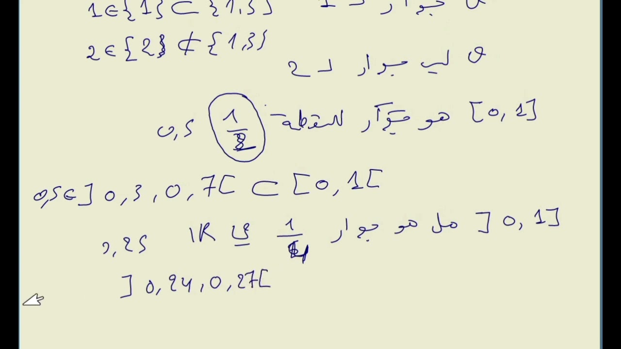 الجوارات - طبولوجيا