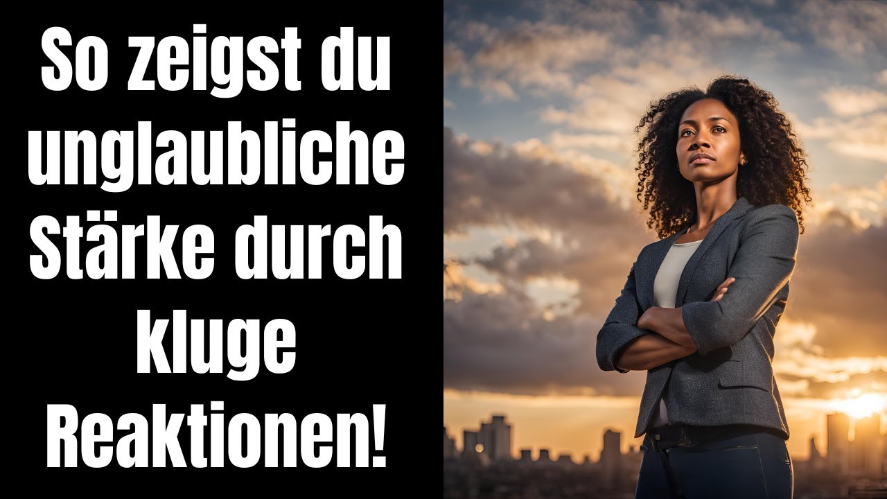 So zeigst du unglaubliche Stärke durch kluge Reaktionen!