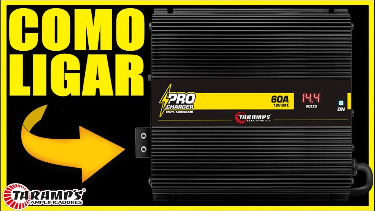 Como instalar Fonte Taramps Pro Charger 60a #ALANROD