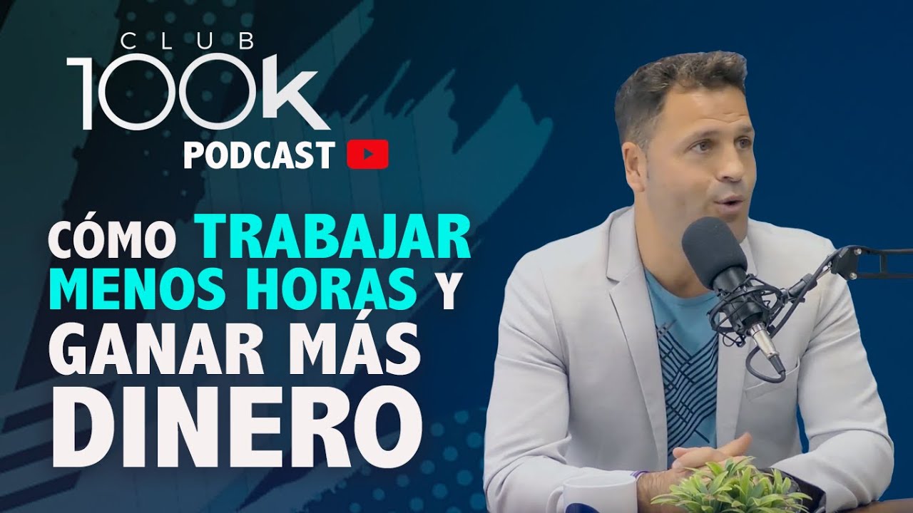 PODCAST 100k #02: Cómo trabajar menos horas y ganar más dinero, con Carlos Delgado