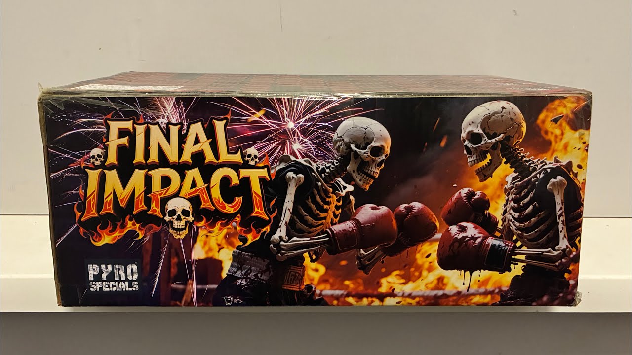 Pyro specials - Final impact 92 shots 20/25/30mm - vuurwerk