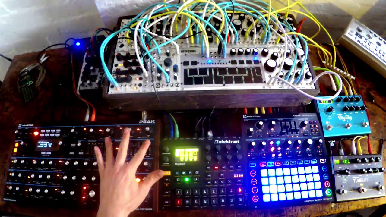 Novation Peak, Circuit Mono Station, Elektron Digitakt & Pittsburgh Modular Jam