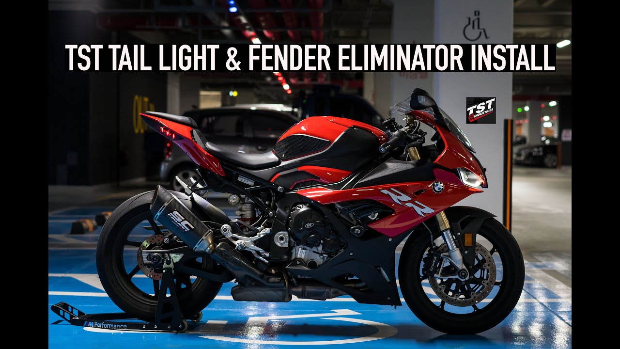 HOW TO INSTALL TST Tail Lights & Fender Eliminator on BMW S1000RR