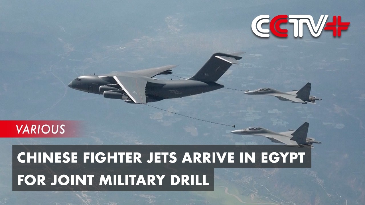 Chinese Fighter Jets Arrive in Egypt for Joint Military Drill