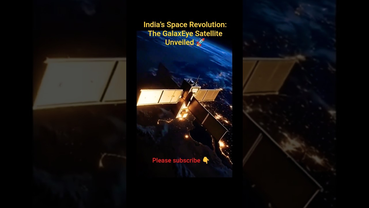 India&rsquo;s Space Revolution: The GalaxEye Satellite Unveiled 🚀 #space