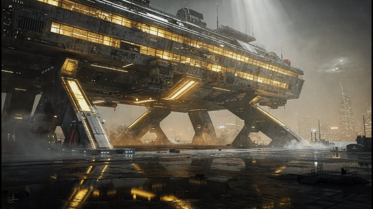 Monolith Soundscapes - Immerse Yourself in Captivating Cyberpunk Night Rain Sounds
