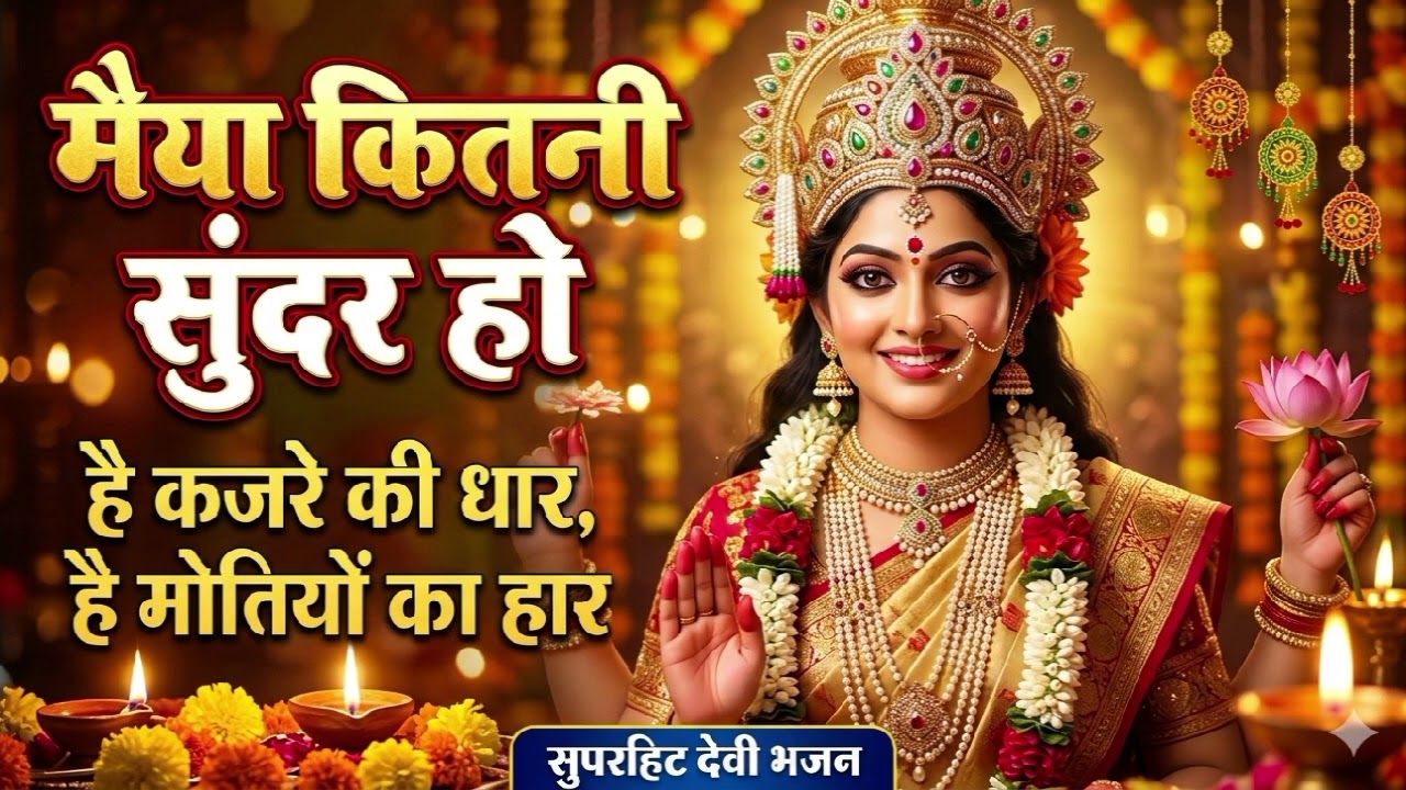 मैया कितनी सुंदर हो - है कजरे की धार है मोतियों का हार | Heart Touching Devi Bhajan#2026।।