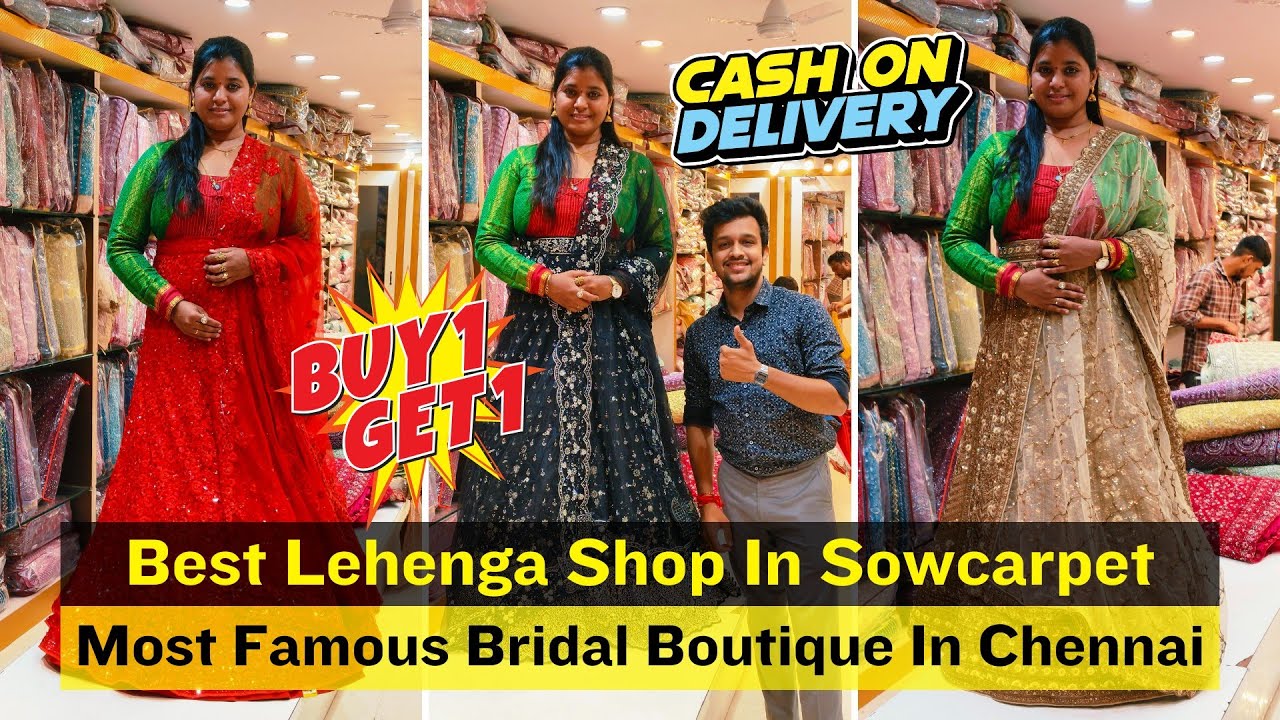 ➡️💥 COD Available - Best Lehenga Shop In Sowcarpet | Shree Boutique Sowcarpet | Priya just know