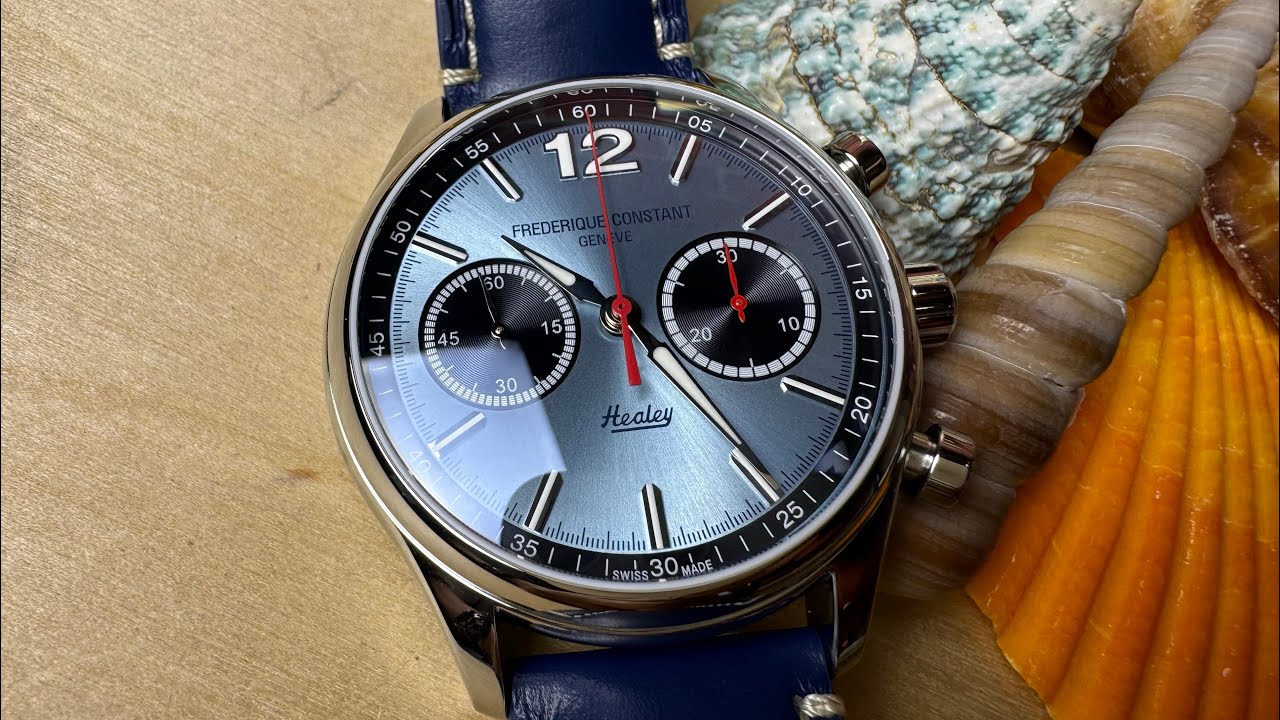 Frédérique Constant Limited Edition HEALEY Chronograph Sunday Blue