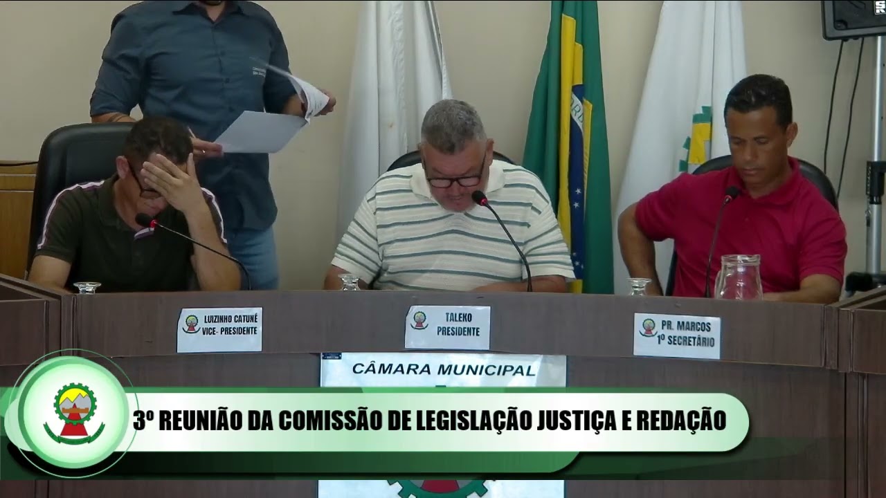 3ª Reunião de 2026 - Comissão de Legislação, Justiça e Redação. Realizada em 16/03/2026