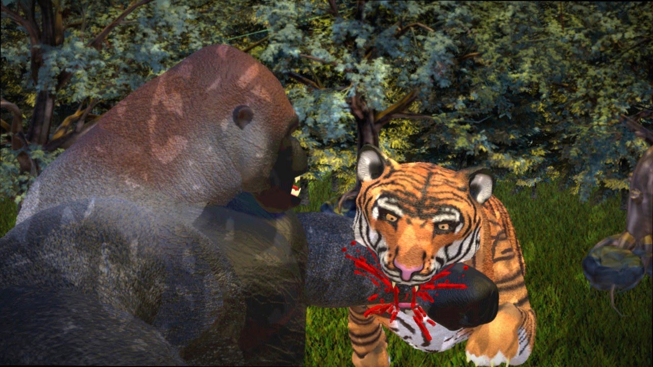 TIGER VS GORILLA ANIMATION