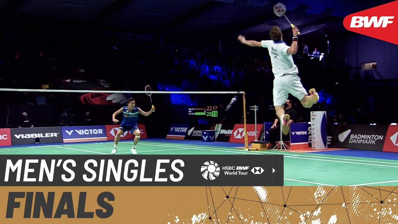 VICTOR Denmark Open 2021 | Kento Momota (JPN) [1] vs Viktor Axelsen (DEN) [2] | Finals