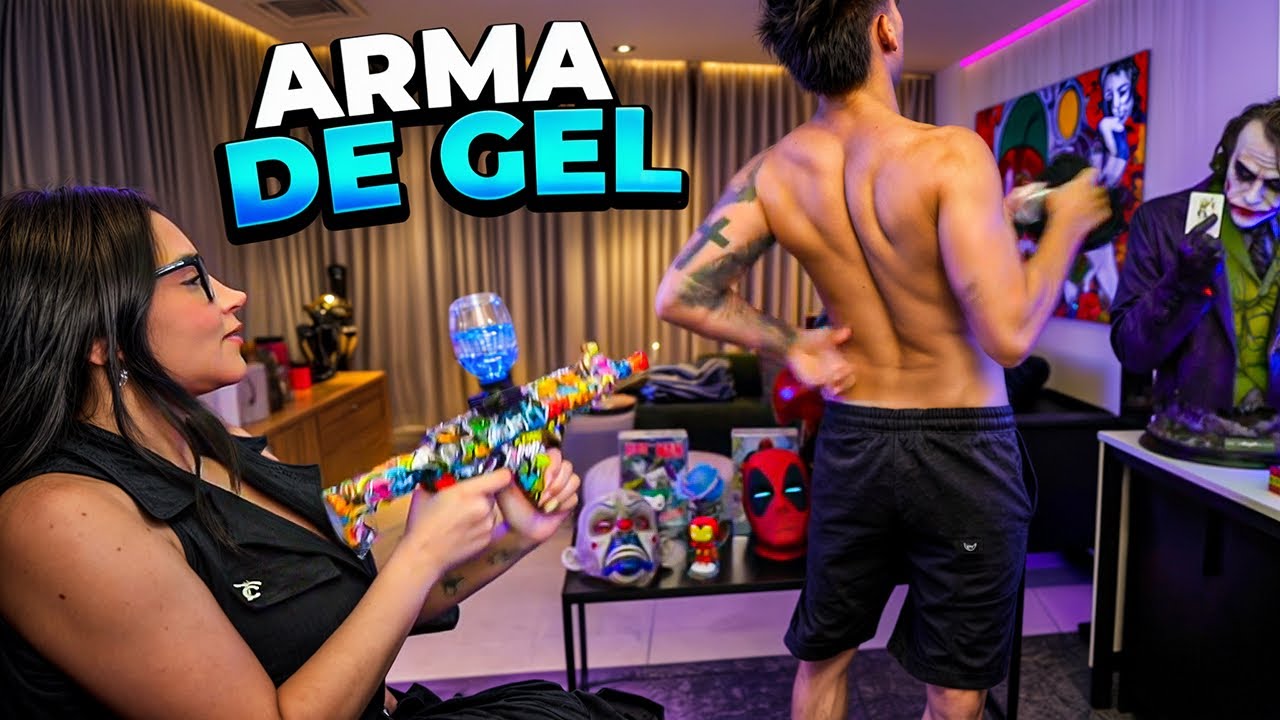 CORINGA E TAINÁ TESTANDO UM NOVO BRINQUEDO: QUASE DEU RUIM!