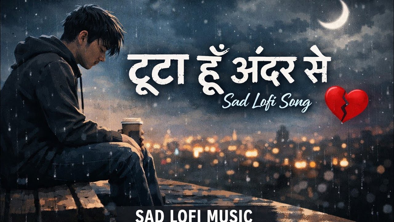 टूटा हूँ अंदर से 💔 | New Sad Lofi Song | Alone Feelings | HEART TOUCHING LO-FI/😭🥀/2026/#sad....