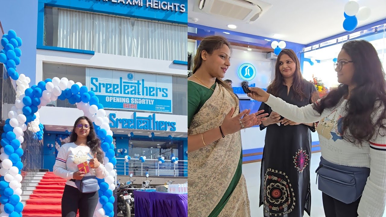 GRAND OPENING Sreeleathers in Khunti with Khunti Ki Kiran |  @KhuntiKiKiran 