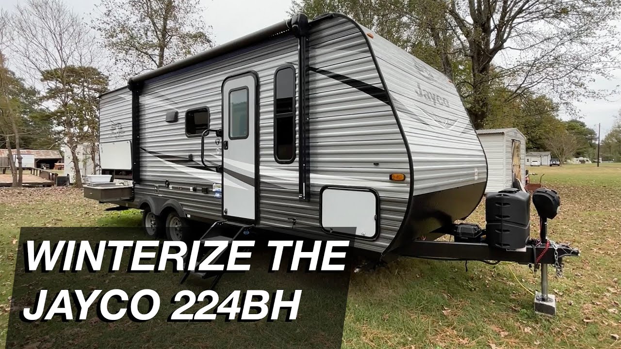 Winterize Jayco 224BH Camper Trailer // How To Walk-Through