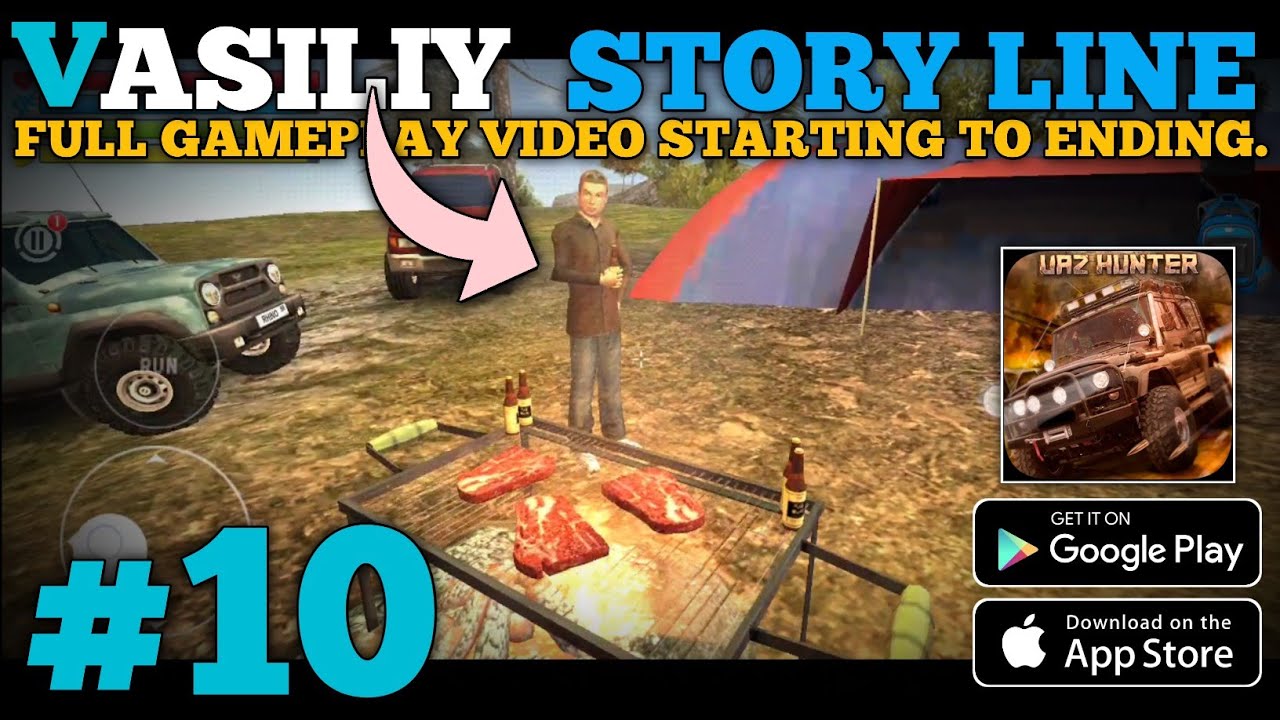 &ldquo;V&rdquo; - VASILIY STORY LINE full gameplay video || Russian Car Driver UAZ Hunter gameplay