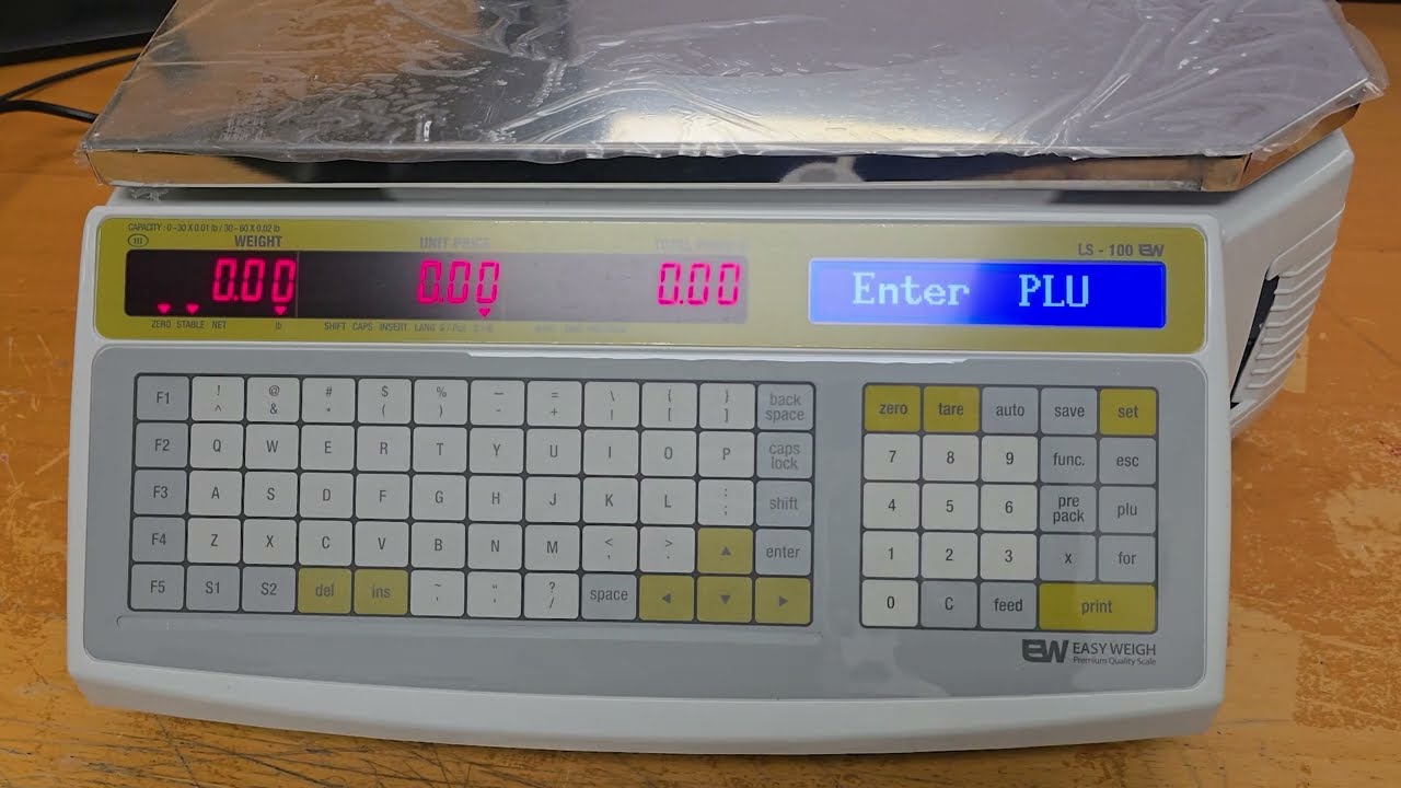 6 - Edit Miscellaneous PLU - LS100 Scale