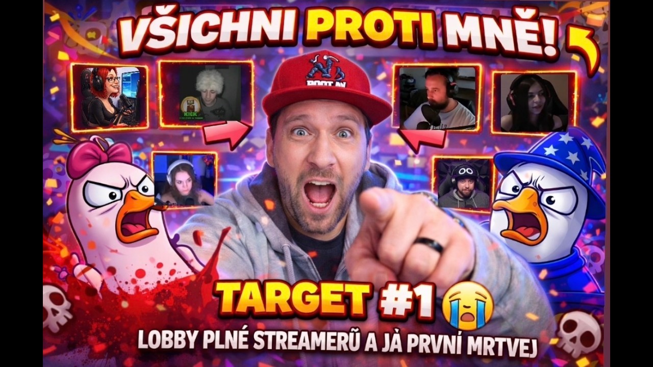 👉 VŠICHNI SE PROTI MNĚ SPOJILI! 😭 | Streamerská mafie v Goose Goose Duck