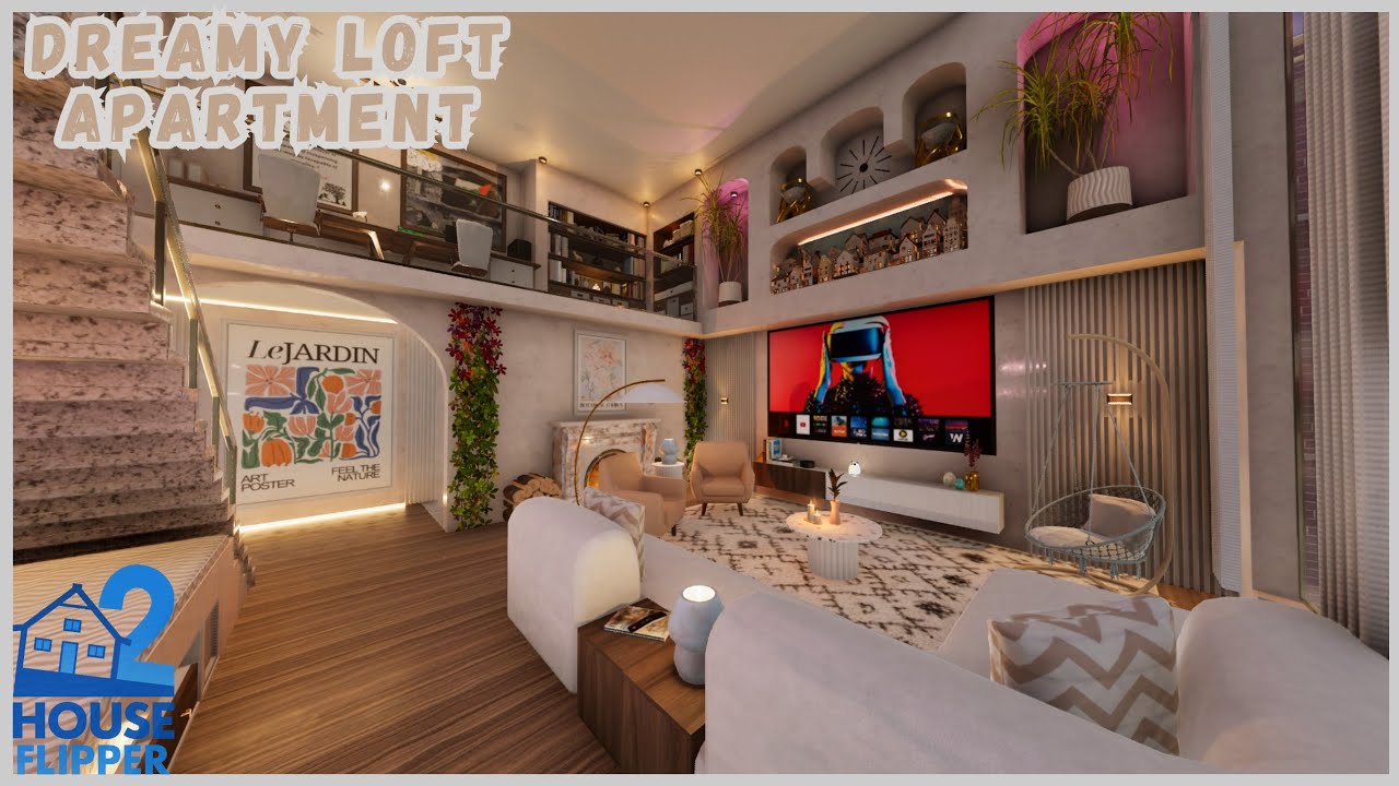 House Flipper 2 | Building a Dreamy Loft Apartment | Full Video & Tour